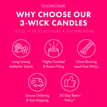 Watermelon Hibiscus 3-Wick Candle